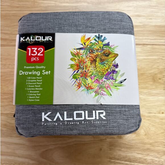 KALOUR 132 Premium Drawing Pencil Set - Picture 1 of 6